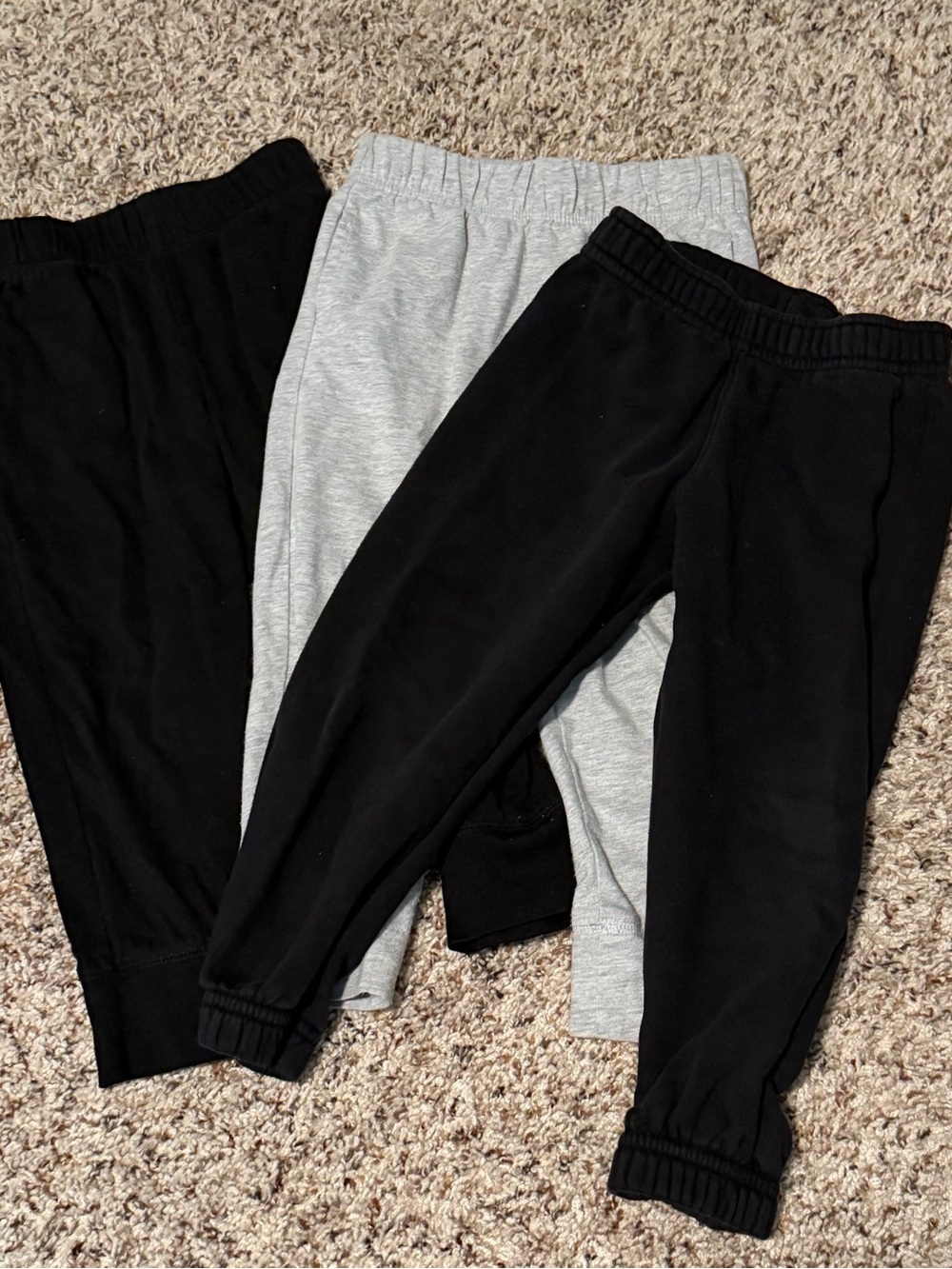 Kids Black & Gray Garanimals Jogger Pants - Pack of 3